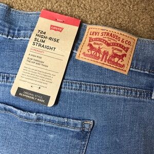 Levi’s Jeans 724 High Rise Straight Plus Size 24 W